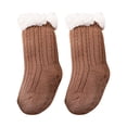 thumbnail image 2 of LSLJS Super Thick Wool Lamb Velvet Children's Floor Solid Color Plus Velvet Baby Non-Slip Baby Floor, Baby Socks, 2 of 6