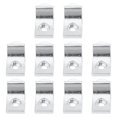 thumbnail image 1 of 10pcs Zinc Alloy Corner Braces Right Angle Glass Support Pegs with Suction Cup, 1 of 7