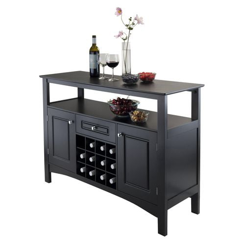 Jasper Buffet Display Cabinet, Sideboard, Black