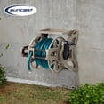 thumbnail image 4 of Suncast Slide Trak Wall-Mount Reel for 175 Ft of 5/8" Standard Vinyl Hose, Dark Taupe, 4 of 10