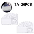 thumbnail image 1 of A7 Binder Pockets Plastic Binder Zip Document Holders Waterproof Loose Leaf, 1 of 5