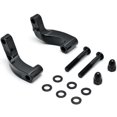 thumbnail image 1 of Krator Kit d'Extension d'Extension Miroir Noir Compatible avec Harley Davidson Dyna Super Glide Custom 2007-2009, 1 of 5