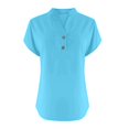 thumbnail image 4 of T-Shirts Femmes Lot Mode Décontractée Col en V Manches Courtes Haut T-Shirt - Hontri, 4 of 5