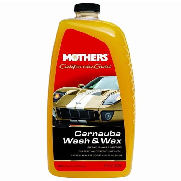 Mothers Car Wash And Wax 05674 California Gold; Liquid; With Carnauba Wax; One 64 Ounce Bottle