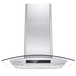 30" Hotte de protection murale, 450 CFM Cuisson de cuisine Vent Hottes