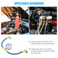thumbnail image 4 of LEEYNEER AC Refrigerant Charge Hose with Gauge - R134A Air Conditioning Charging Hose, 4 of 8