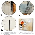 thumbnail image 3 of Designart Abstract Suprematism Oversized framed wall art decor, Abstract Suprematism framed wall Art, Brown Suprematism Geometric Euphony I , Orange Modern black framed wall art, black frame, 3 of 5