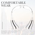 thumbnail image 4 of Queekay 50 Pcs Safety Glasses Impact UV Scratch Glasses Bulk Eye Protection for Men Working Lab Construction Science(Clear), 4 of 6