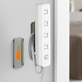 thumbnail image 3 of 3Pcs Wall Mount Power Strip Holder Cable Organizer Clips Reusable Socket Fixer for Kitchen Home and Office, 3 of 7