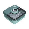 thumbnail image 2 of 2 Compartments Bento Lunch Box Leak Proof Food Storage Container for Office School Daily Use, 2 of 4