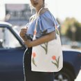 thumbnail image 3 of Polyester Shoulder Bag Women Underarm Bag Flowers Pattern Shoulder Bag, 3 of 8