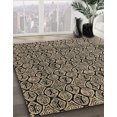 thumbnail image 2 of Ahgly Company Tapis d'Intérieur Carré Abstrait Marron, 4 Pieds Carré, 2 of 6