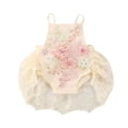 thumbnail image 1 of MesaSe Barboteuse en Dentelle Florale Brodée pour Bébé Fille, 1 of 5