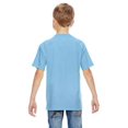 thumbnail image 2 of Hanes Nano-T Kids` T-Shirt, M, Light Blue, 2 of 3