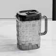 thumbnail image 2 of WRKEKC Clearance 2000ml Transparent Beverage Pitcher with Ribbed Handle | Leak-Proof ABS Plastic Water Jug for Bar, Kitchen, Parties | Dishwasher Safe, 2 of 7