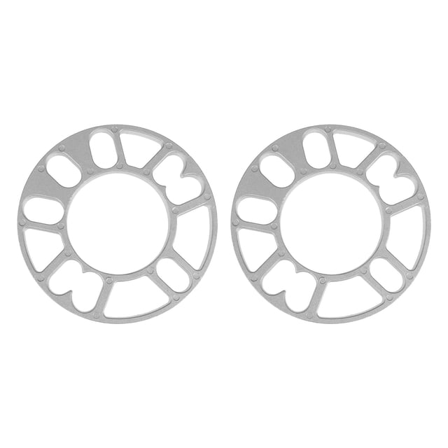 2 Pcs Entretoises de Roues en Alliage d'Aluminium Cales de Roue Pratiques pour Voiture Automobile