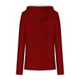 thumbnail image 5 of Timegard Womens Hoodies Plus Size Long Sleeve Thumb Hole Pullover Fall Casual Solid Color Comfy Tops, 5 of 5