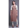 thumbnail image 2 of Bimba Kurti Longue Robe en Coton Imprimé Tunique Droite pour Femmes Haut Indien-Large, 2 of 6