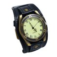 thumbnail image 1 of TopLLC Men's Quartz Watch Men Punk Retro Fashion Pin Buckle Strap Leather Watch Woman Watch, 1 of 1