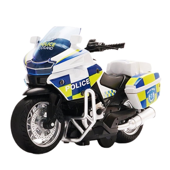 Auto Toy Detailed Novelty Alloy Cavalry Patrol Police Car Toy for Desktop Decoration