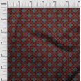 thumbnail image 2 of oneOone Organic Cotton Voile Fabric Leaves & Geometric Block Print Fabric BTY 42 Inch Wide, 2 of 4