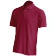 thumbnail image 2 of Basico Polos à Col (Rouge) pour Femmes 100 % Coton Manches Courtes Polos de Golf pour Hommes, 2 of 3