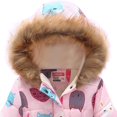 thumbnail image 2 of Veste Matelassée pour Enfants Garçons et Filles Mode Imprimé Dessin Animé Grand Garçon Col Long Veste Matelassée à Capuche, 2 of 5