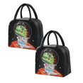 thumbnail image 1 of Oleegame 2 Pcs Sac de Rangement pour Produits à Main Sac Isolé Sac pour Boîte à Lunch Sac à Lunch Chiot Brun (Isolation 3D) Noir, 1 of 9