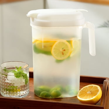 Tyidzon Juice Pitcher with Lids for Fridge, Water Jug for Teas, Juices & Iced Beverages - Fridge & Dishwasher Safe