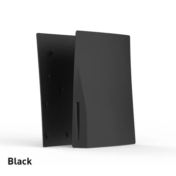 Compatible avec Console PS5, Panneau de Remplacement, PlayStation 5 Panneau de Configuration, Couleur, Noir. Paquet Noir 1