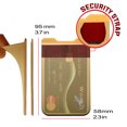thumbnail image 3 of Gecko Travel Tech Phone Wallet - Stick On Card Holder Wallet for Cell Phones - Adhesive Card Pocket - BEIGE, 3 of 6