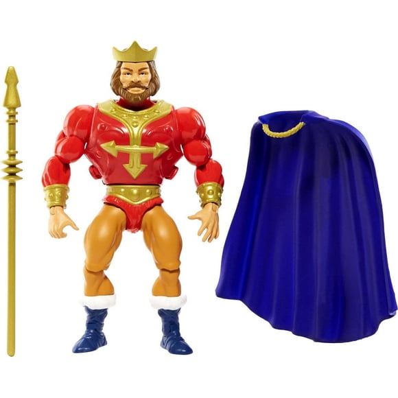 Masters of the Universe Origins King Randor 5.5-in Action Figure, Battle Figure for Storytelling Play and Display