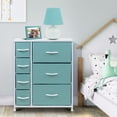thumbnail image 2 of 7 Drawers Chest Dresser - Aqua, 2 of 7
