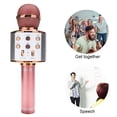 thumbnail image 3 of Amdohai Professional Bluetooth Wireless Microphone Karaoke Speaker KTV Music Player Singing Recorder Handheld Microphone silver, 3 of 9
