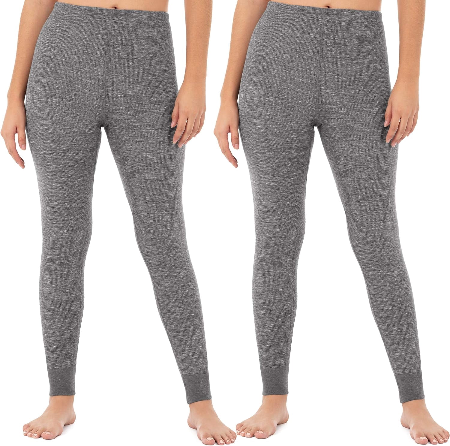 SURJDE Pantalon Thermique en Micro-Pâte Gaufrée pour Femmes Bas de Pyjama
