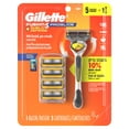 thumbnail image 3 of Gillette ProGlide Shield Razor for Men, 1 Razor Handle, 5 Razor Refills, 5 Blade Mens’s Razor with Precision Trimmer, 3 of 16