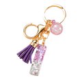 thumbnail image 4 of LYMAYTER Cute Pink Tassel Mug Accessory Initial Letter Charm Keychain - with Tassel, Heart - shaped Sequins, 4 of 7