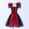 thumbnail image 4 of YOUSNH Halloween Tout-Petits Enfants Bébés Filles Magnifique Sorcière Robe Noire avec Chapeau Tutu Chic Déguisement Fête Tulle Robes Robes pour Filles H_002 6-7 Ans, 4 of 6