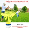 thumbnail image 3 of Labymos Outdoor Badminton Ball Ball Sport Training Exercise Shuttlecocks Color Badminton Ball, 3 of 5