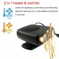 thumbnail image 3 of 12V 200W Car Heater Dryer Plugin 2 In 1 Heater Cooler Fan Portable Demister US, 3 of 11