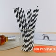 thumbnail image 5 of Fridja Clearance Under 5$ 100pc Paper Disposable Straws, 5 of 5