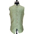 thumbnail image 1 of Bellisimo Fashon Men's Luxury Embroidered Nehru Jacket Vests, 1 of 5