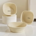 thumbnail image 4 of Ohufall Large Square Plastic Wash Basin Thickened Tub For Laundry Washing Vegetables And Foot Soaking, 4 of 6