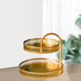 thumbnail image 4 of yuksok 2 Couches Plateau de Stockage de Fruits Gâteau Rack Fête Familiale Dessert Rack de Stockage Maison Pièce Bande, 4 of 8