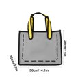 thumbnail image 3 of Birdeem Large Tote Bag, Small Tote Bag, Anime Style Tote Bag Handbag Large Capacity Bag, Travel Tote Bags, Tote Bag with Pockets, Leather Tote Bag, Travel Tote Bag, 3 of 6