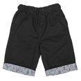 thumbnail image 1 of Bienzoe Short en Coton à Taille Élastique pour Garçon Noir Taille 6, 1 of 6