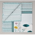 thumbnail image 4 of Vargottam Collection de Luxe Linge de Table Décor Serviette en Coton Tissu Imprimé Serviettes Réutilisables Ensemble de 6, 20 Pouces X 20 Pouces - Océan, 4 of 6