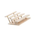 thumbnail image 2 of thinsony Wooden Sunglasses Rack Glasses Display Stand Holder Organizer Stand 4 Layers, 2 of 8