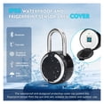 thumbnail image 4 of Tuya Smart Fingerprint Padlock Electronic Door Lock APP Remote Unlock Waterproof Security Protection, 4 of 7
