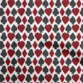 thumbnail image 1 of oneOone Cotton Flex White Fabric Poker Card Sewing Craft Projects Fabric Prints By Yard 40 Inch Wide, 1 of 4